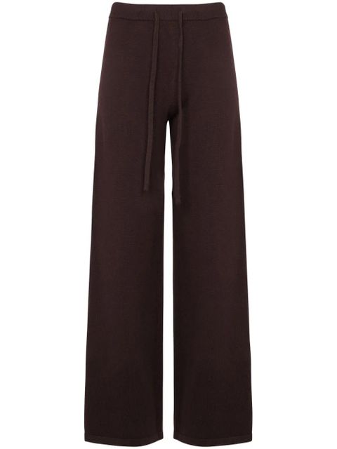 Yves Salomon knitted trousers - Brown - zdjęcie produktu nr 1