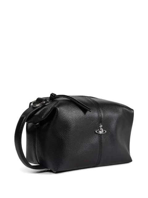 Vivienne Westwood Orb-logo make-up bag - Black