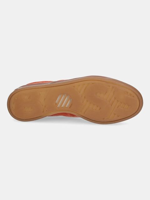 BOSS sneakersy zamszowe Brenta damskie kolor pomarańczowy 50536645