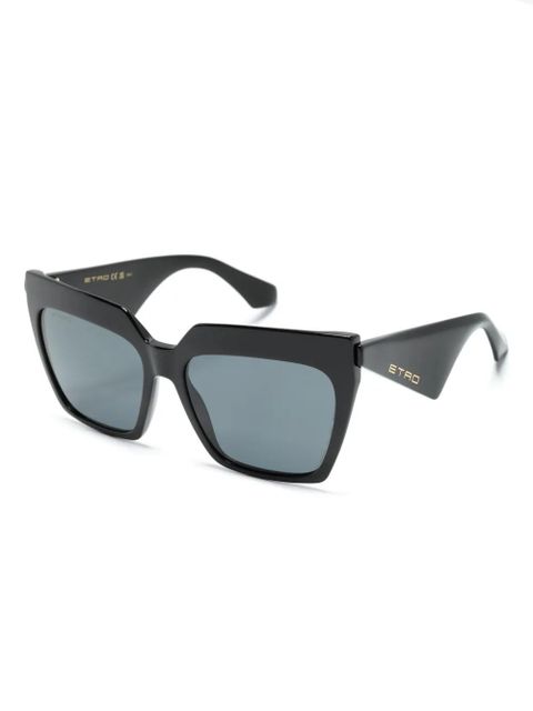 ETRO 0001/S geometric-frame sunglasses - Black - zdjęcie produktu nr 2