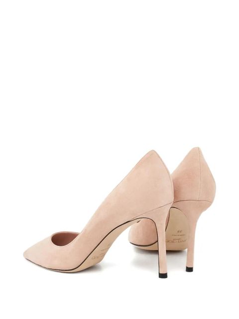 Jimmy Choo 85mm Romy suede pumps - Neutrals