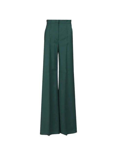 Max Mara wide-leg virgin-wool trousers - Green - zdjęcie produktu nr 1