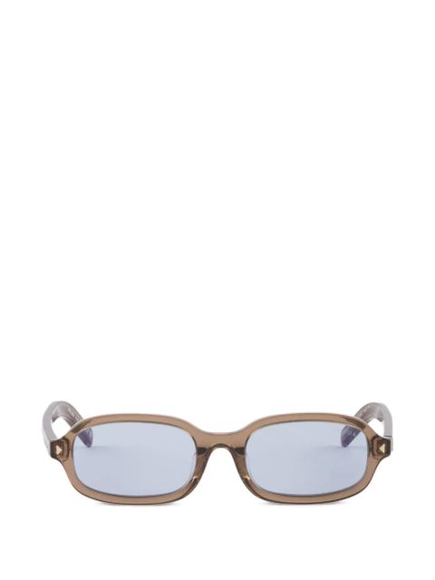 Prada Eyewear sunglasses with the iconic metal plaque - Brown - zdjęcie produktu nr 1