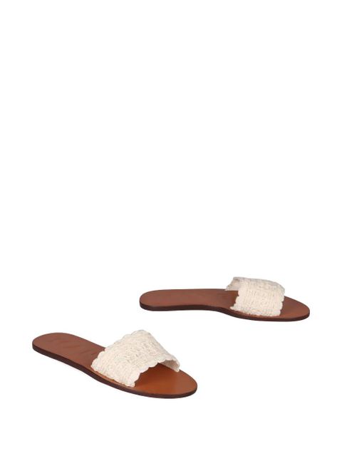 Manebi crochet flat sandals - White - zdjęcie produktu nr 2