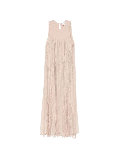 Alysi fringed maxi dress - Neutrals - zdjęcie produktu nr 1
