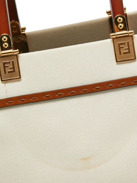 FENDI 2021 medium Sunshine two-way bag - White