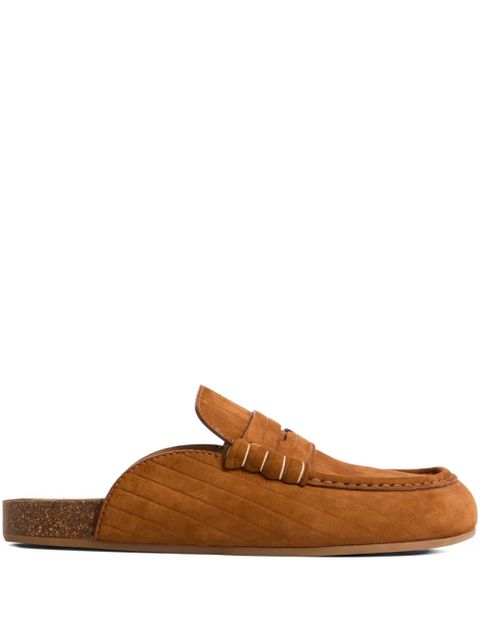 JW Anderson suede mules - 604 CARAMEL - zdjęcie produktu nr 1