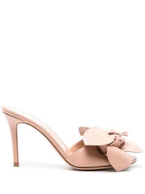 Gianvito Rossi Lucilla 85mm leather sandals - Neutrals - zdjęcie produktu nr 1