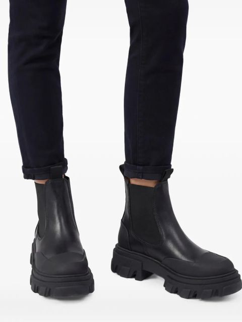 GANNI black chelsea boots
