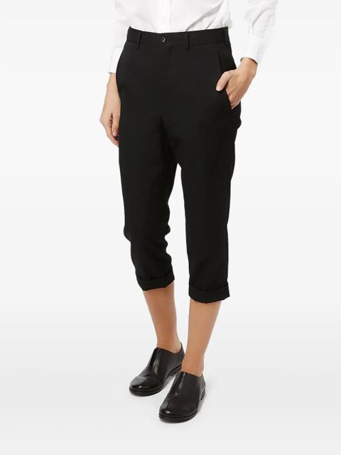 Comme Des Garçons cropped trousers - Black