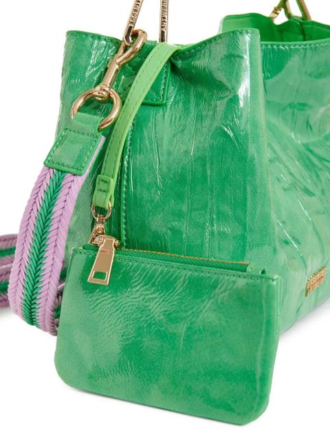 Essentiel Antwerp Jhossi logo-detail shoulder bag - Green