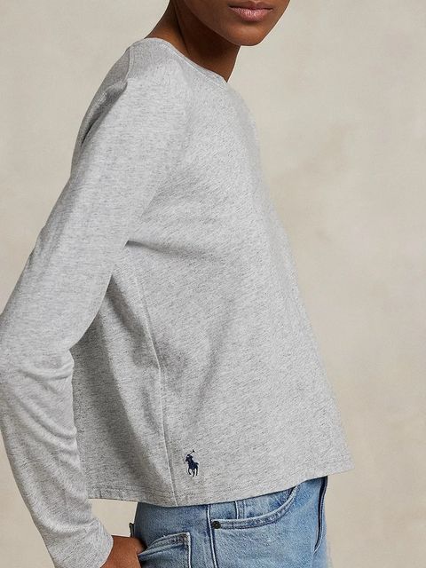 Polo Ralph Lauren longsleeve kolor szary 211967103