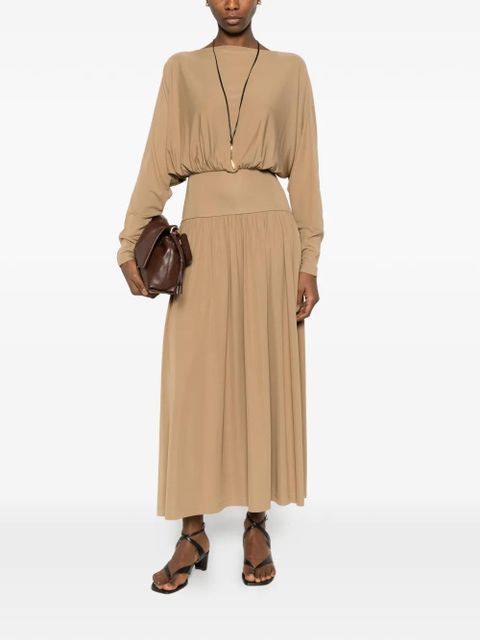 TOTEME boat-neck dress - Neutrals - zdjęcie produktu nr 2