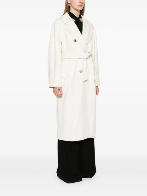Max Mara Madame double-breasted coat - White