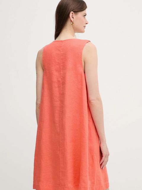 United Colors of Benetton sukienka lniana
