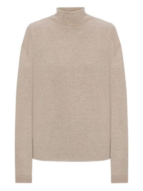Jil Sander turtleneck cashmere sweater - Neutrals - zdjęcie produktu nr 1