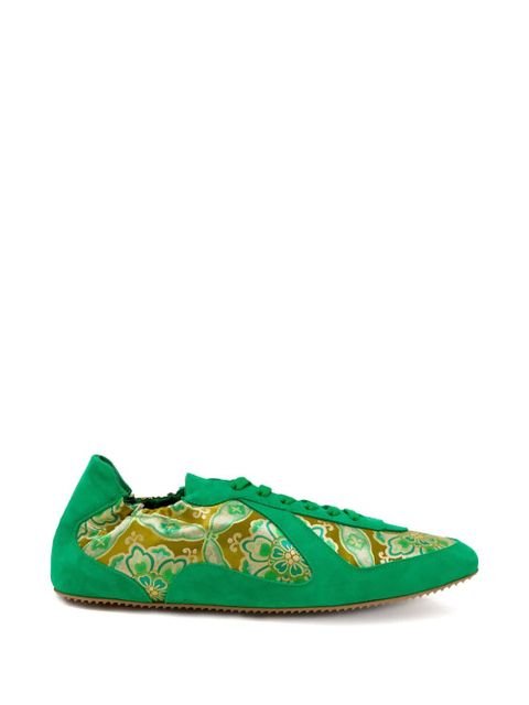 Christopher Esber floral-print sneakers - Green - zdjęcie produktu nr 1