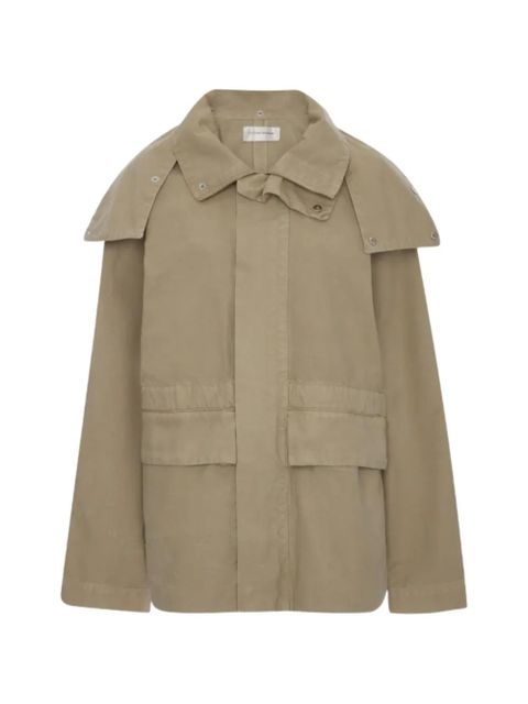Victoria Beckham hooded pocket-detail jacket - Neutrals - zdjęcie produktu nr 1