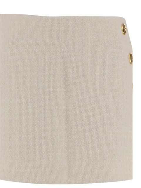 PINKO button-detailed miniskirt - White - zdjęcie produktu nr 2