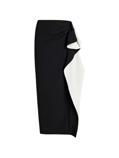 Proenza Schouler Cella ruffled maxi skirt - Black - zdjęcie produktu nr 1