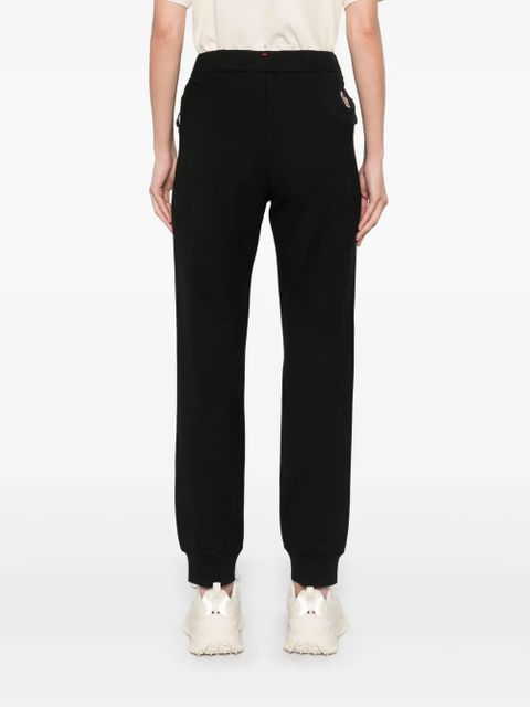Moncler Grenoble jersey-texture track pants - Black