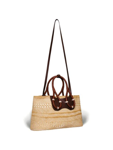 Johanna Ortiz Swaying Silhouettes top-handle tote bag - Neutrals - zdjęcie produktu nr 2