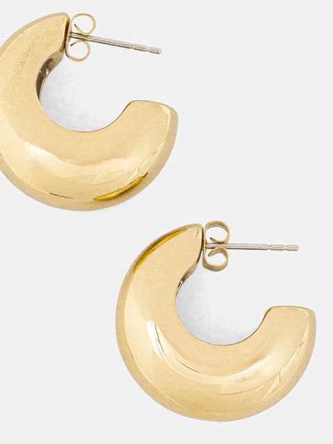 Trussardi kolczyki damskie ze stali nierdzewnej T-BOLD - zdjęcie produktu nr 1