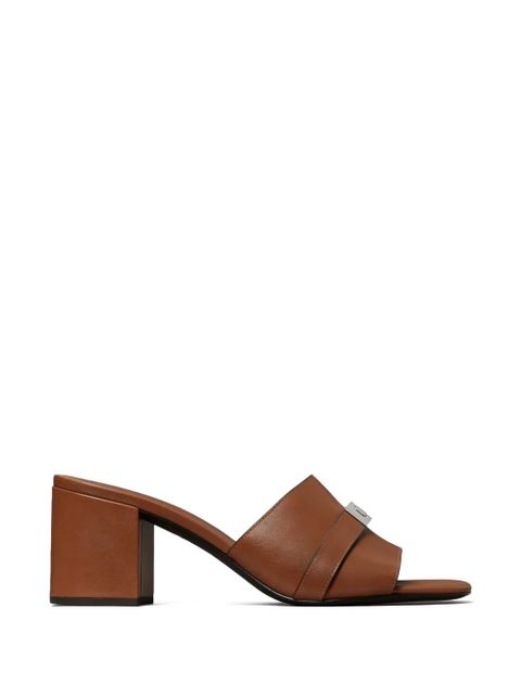 Tory Burch LeeLee heeled mule - Brown - zdjęcie produktu nr 1