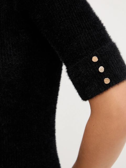 Morgan sukienka RMORIK kolor czarny mini dopasowana RMORIK