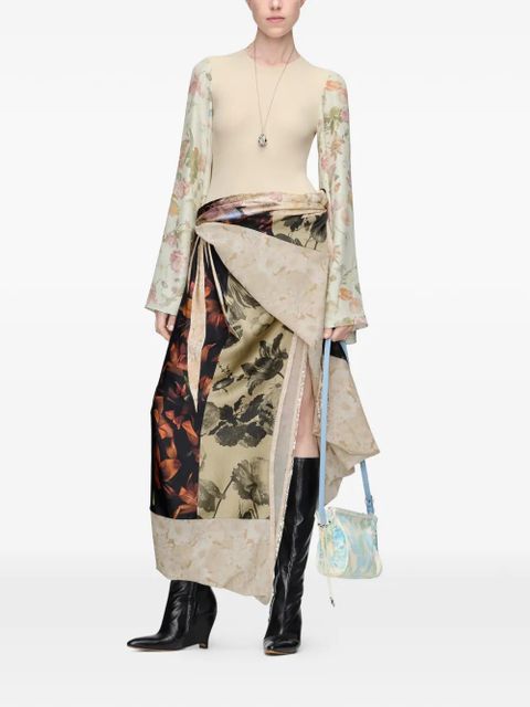 Maison Margiela floral sleeve body - Neutrals - zdjęcie produktu nr 2