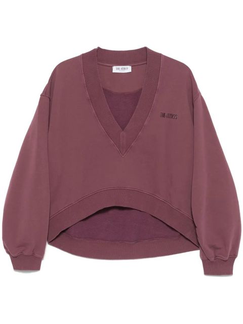 The Attico logo-embroidered sweatshirt - zdjęcie produktu nr 1