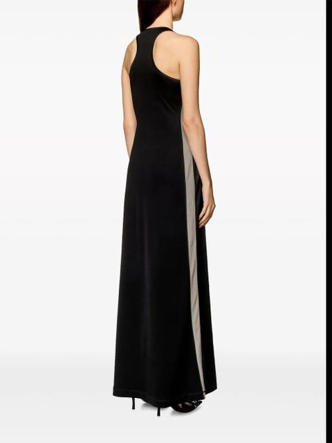 Diesel D-Arlyn racer-back flared dress - Black
