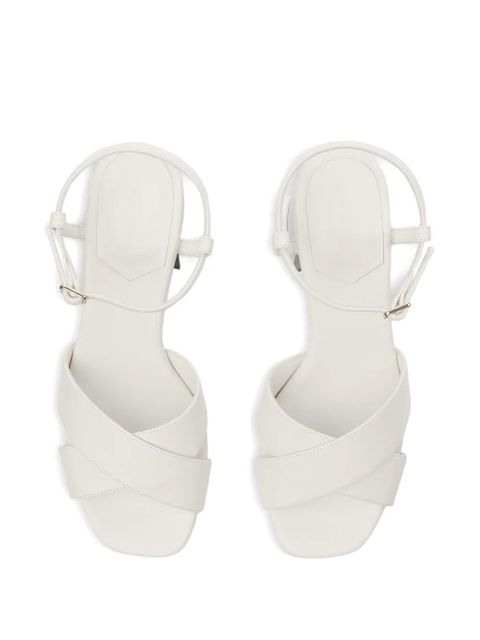 Jimmy Choo 65mm Valla sandals - White