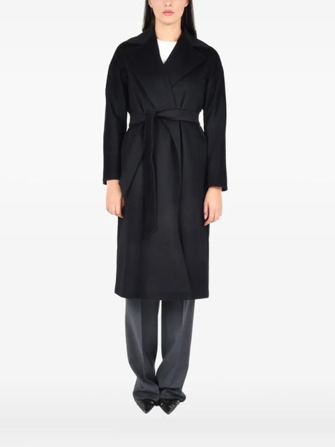 Max Mara belted cashmere coat - Black - zdjęcie produktu nr 1