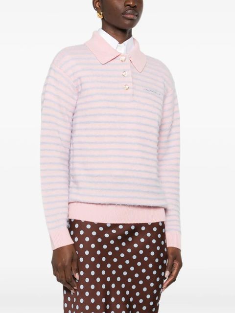 Casablanca logo-embroidered polo shirt - Pink - zdjęcie produktu nr 2