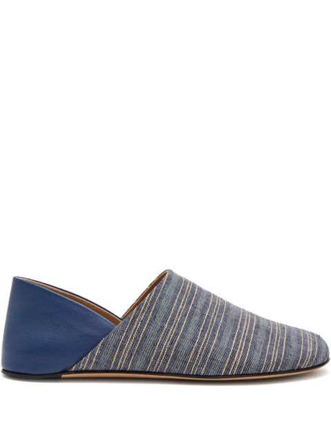 JW Anderson striped slippers - Blue - zdjęcie produktu nr 1
