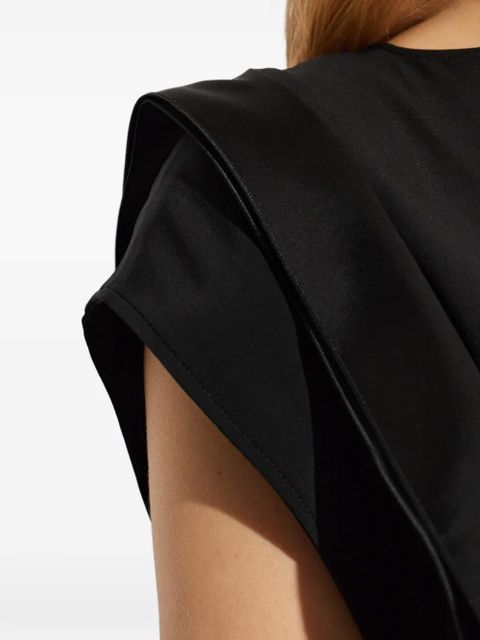 Max Mara V-neck panel blouse - Black