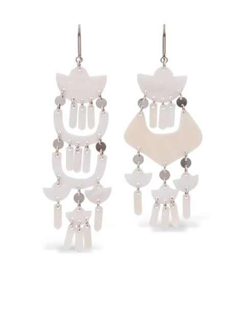 ISABEL MARANT long yue earrings - White - zdjęcie produktu nr 1