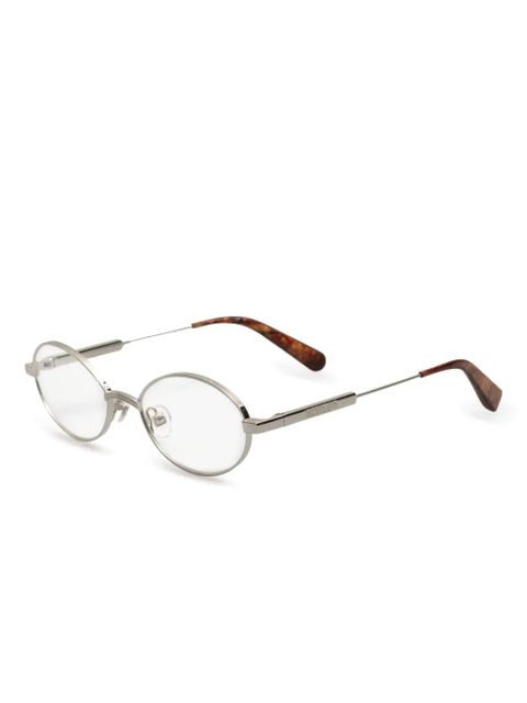 Jacquemus oval-frame glasses - Silver - zdjęcie produktu nr 2