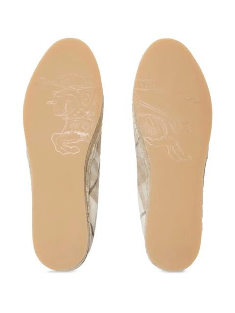 Burberry Check Mews espadrilles - Neutrals