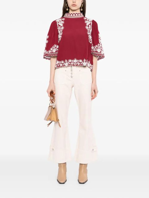 FARM Rio cotton bootcut jeans - Pink - zdjęcie produktu nr 2