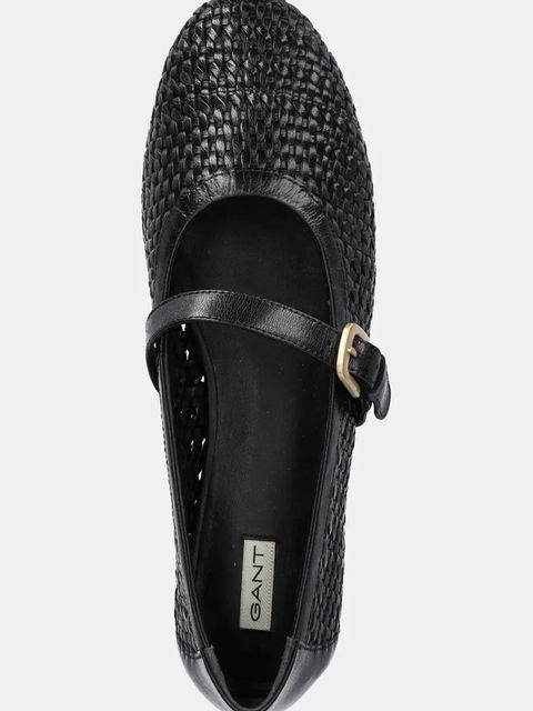 Gant baleriny skórzane Chadii kolor czarny 30511858.G00