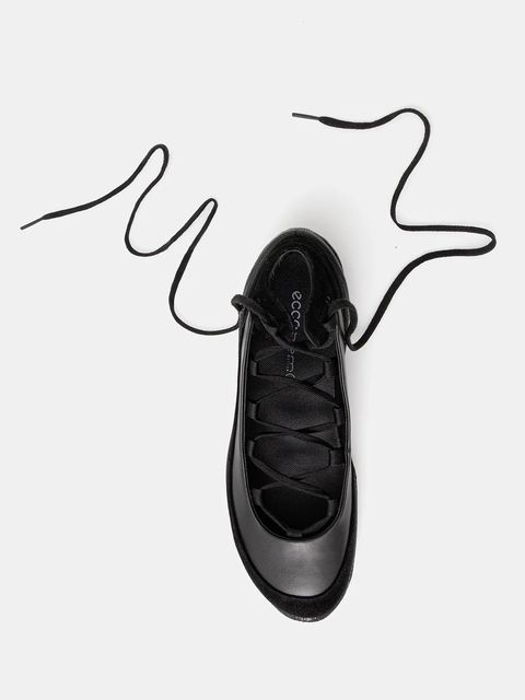 Ecco baleriny skórzane BIOM Lite Lace-Up