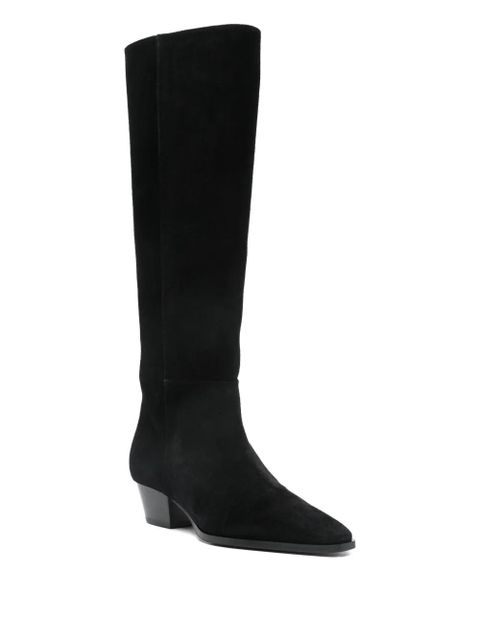 Aeyde Medea pointed boots - Black