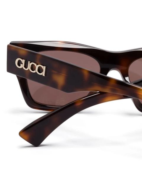 Gucci Eyewear square-frame sunglasses - Brown - zdjęcie produktu nr 2