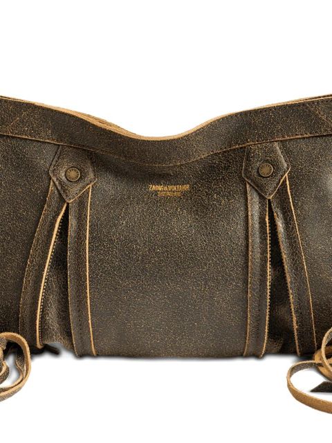 Zadig&Voltaire Sunny Moody fringe shoulder bag - Brown