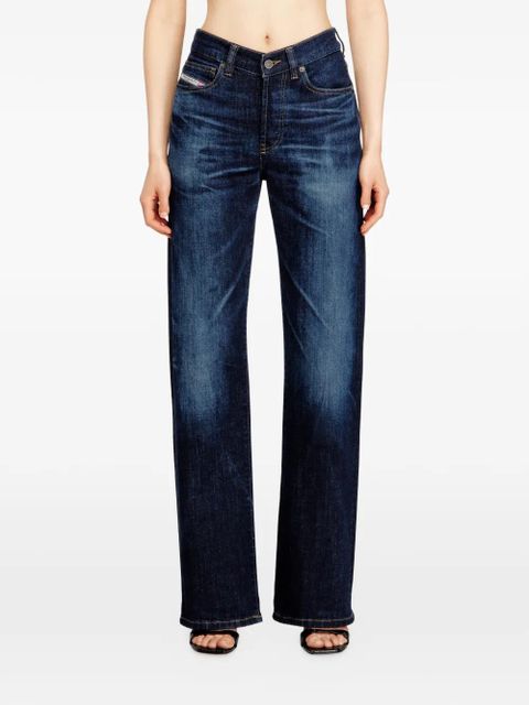 Diesel 1971 D-Sent high-waisted straight-leg jeans - Blue