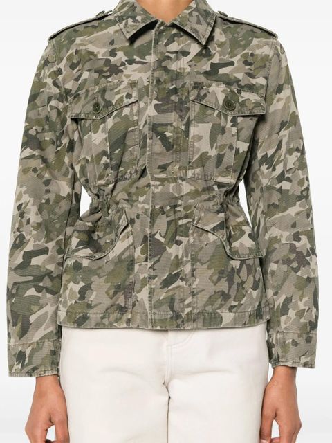 Zadig&Voltaire Krisa Camo cotton jacket - Green