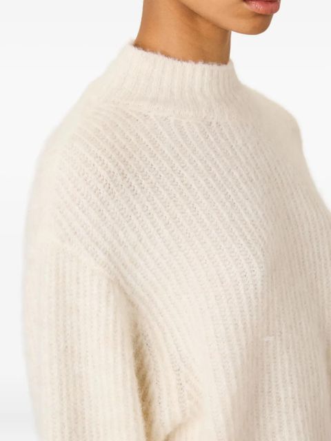 American Vintage East crew-neck ribbed sweater - Neutrals