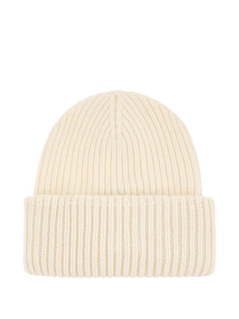 MC2 Saint Barth Berry logo-patch beanie hat - White - zdjęcie produktu nr 2